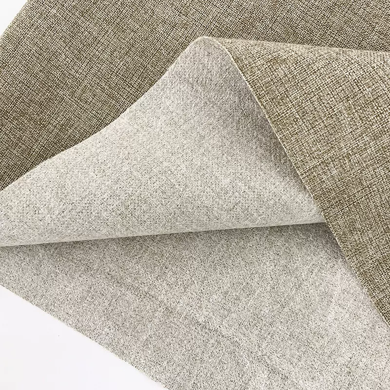 沙发翻新硬包背景布仿麻布全涤纯色麻布面料沙发套厂家批发DIY