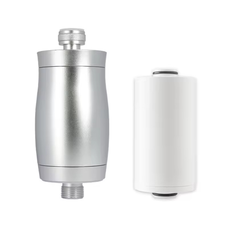 El filtro de ducha de aluminio se puede desmontar para reemplazar el filtro, ducha, baño, purificador de ducha de varias capas.