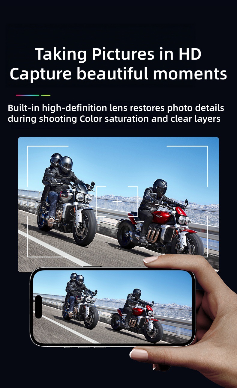 Cross-border new motorcycle helmet Bluetooth headset 600m intercom HD video and photo all-in-one with long battery life