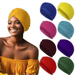 Women's Stretch Pullover Yoga Hat Watermelon Headwear Hat Indian Bags Hat Middle Eastern Muslim Hat