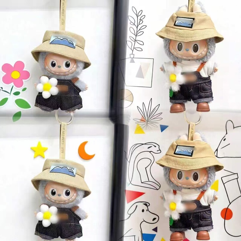 Labubu Baby Clothes Labubu Xiaochunye Suit Baby Clothes First Generation Second Generation Third Generation Doll 17cm Universal Replacement Outfit