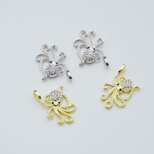 跨境欧美风海洋章鱼挂件diy手工耳环手链项链吊坠饰品配件材料包