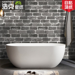 Brick Texture Wallpaper Self-Adhesive Restaurant Brick-like Wallpaper PVC Waterproof Moisture-Proof Renovation Sticker Retro Red Brick Wall Sticker