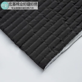 涤纶面料;纺织填充物;绗缝加工
