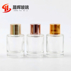 现货供应30ml直圆厚底精华液瓶平肩精油滴管瓶透明玻璃瓶