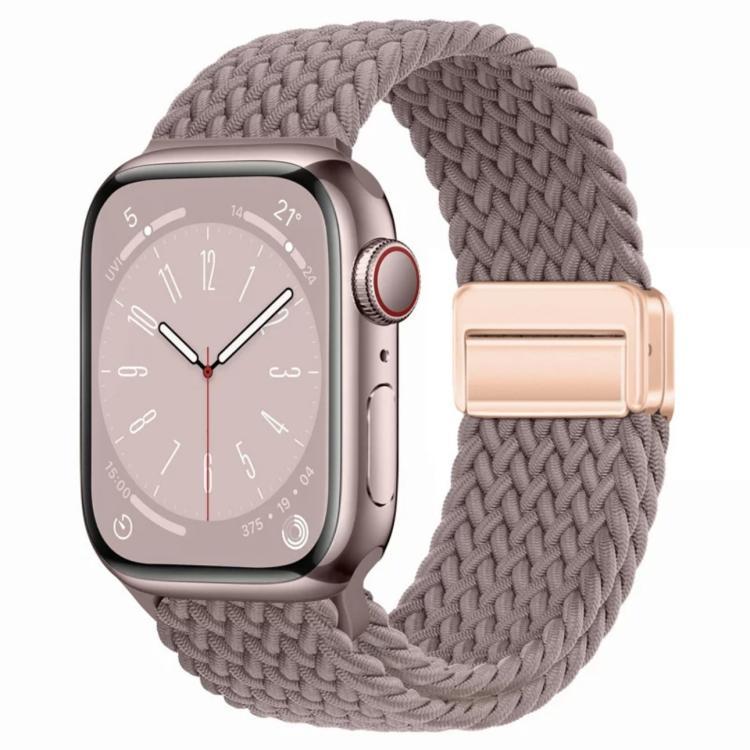 xDfind para reloj de Apple absorción incorporada de retorno de nylon correa trenzada 38 - 49mm universal