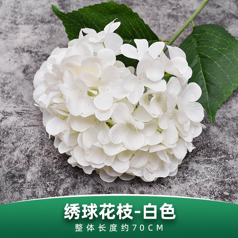 Flores falsas, flores falsas, hortensias, flores de seda, props de boda, flores al por mayor, bodas blancas, sensación alta, hortensias rosa