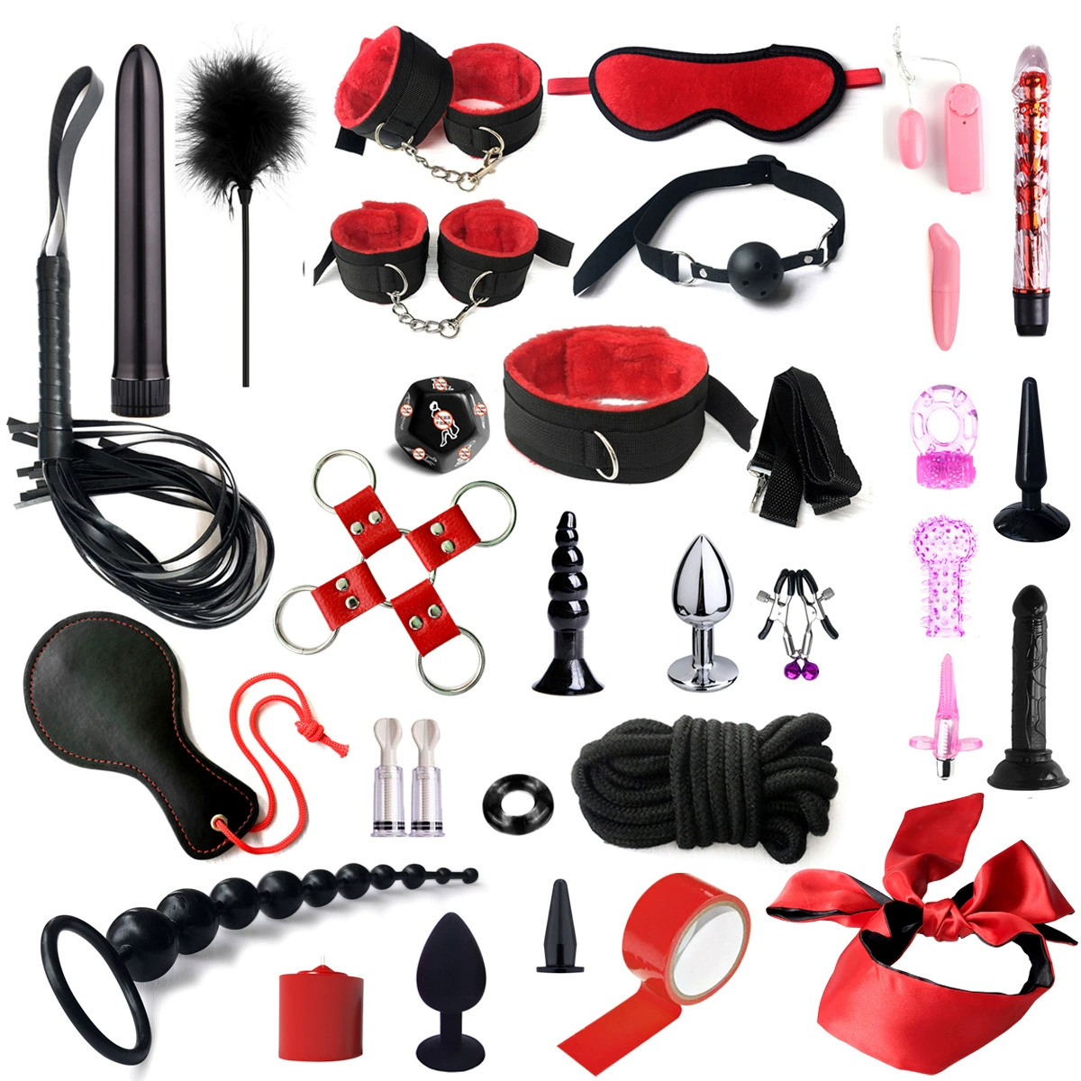 Костюм BDSM Комбинация Аксессуары Большой Крестообразный - граница Взрослые товары Заводская оптовая продажа Анал plug Гранд Слэм игрушки