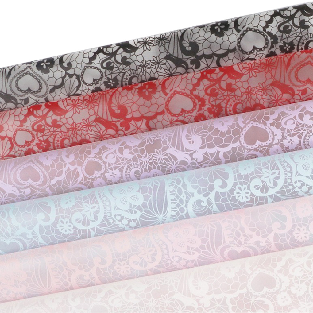 Li Zhiran nuevo papel liso coreano, papel elegante, amor de día de San Valentín, papel de regalo de flores mate impermeable, papel de ramo