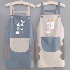 エプロン 2025 新しいホームキッチン防水耐油調理作業服女性のエプロンケータリングファッション手で拭ける