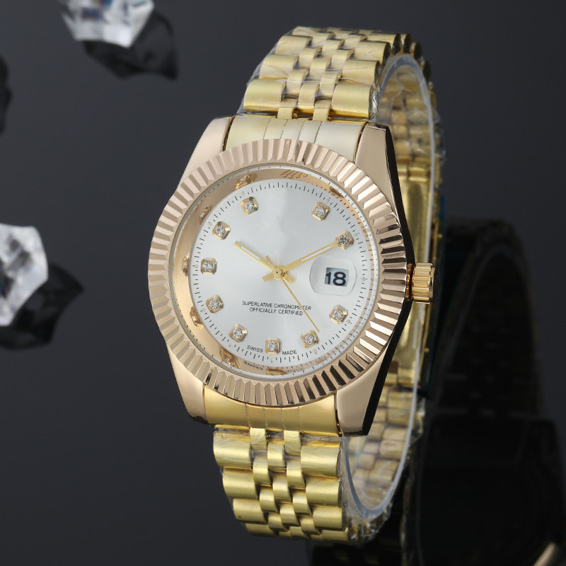 手表家家日志防水批发商务跨境全钢带厂家男士男表劳ls