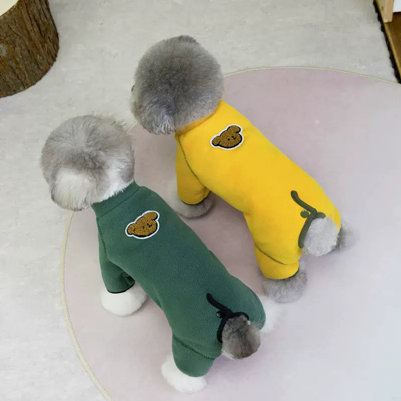 宠物衣服秋冬装狗狗衣服新款宠物服装冬季加绒25巴克狗四腿绒衣