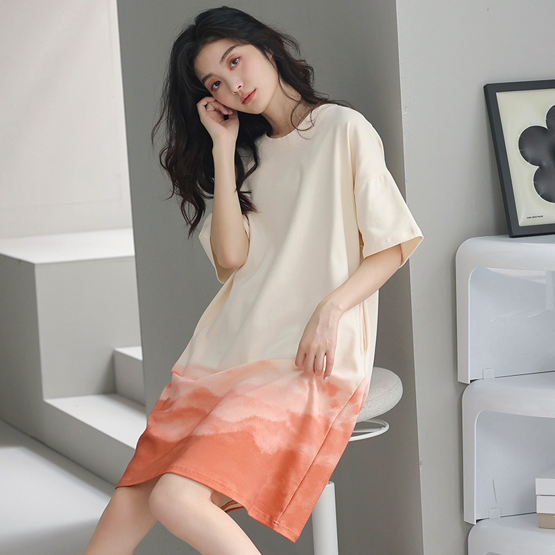 Spring Women's Simple Waffle Loose Girl Style Turtleneck Round Neck Cotton Clothes Group Home Outside Wear Pajamas Spring Women's Simple Waffle Loose Girl Style Turtleneck Round Neck Cotton Clothes Group Home Outside Wear Pajamas