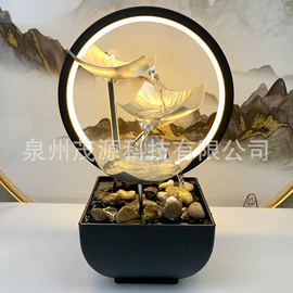 太阳能灯;景观灯;流水摆件