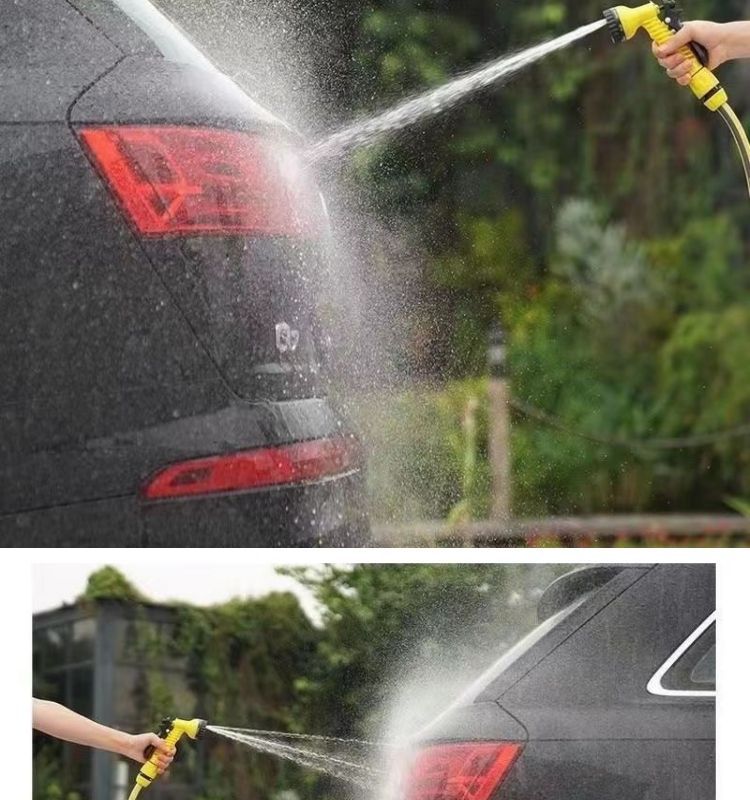 Suitable for high-pressure 7-speed adjustable car wash water gun car wash water pipe car supplies watering household car wash spray gun