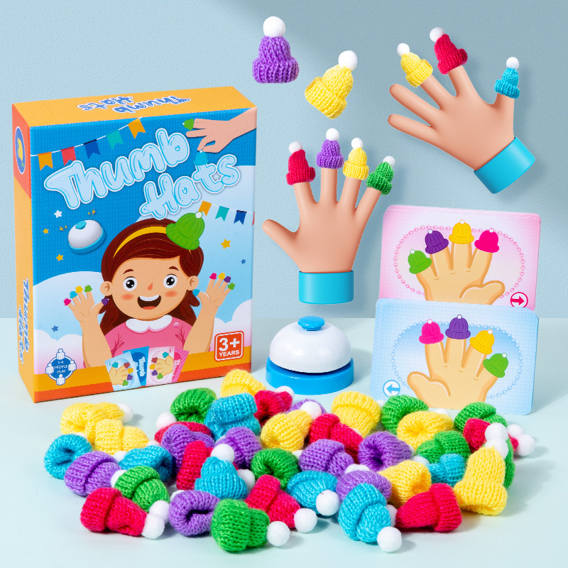 CPC CE pulgar color memoria cognitiva pensamiento entrenamiento juguetes educativos para niños Juego de mesa interactivo entre padres e hijos