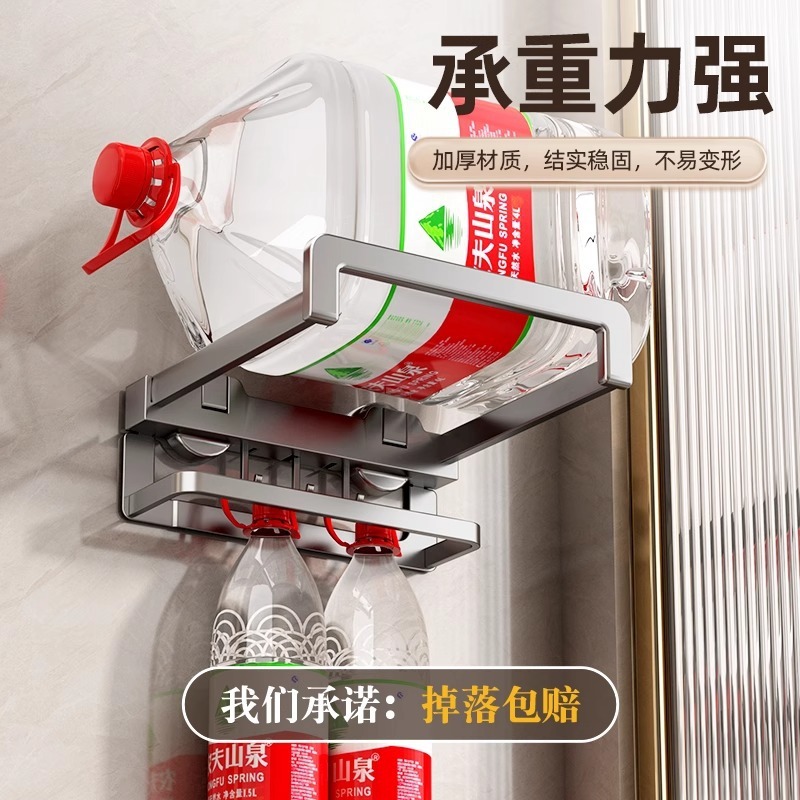 可折叠壁挂脸盆架卫生间免打孔置物架浴室厕所洗澡脚盆吸盘收纳架|undefined