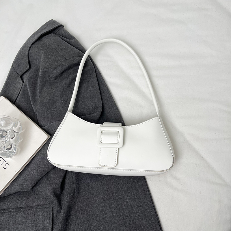 Bolso de mano 2024 bolso de otoño para mujer nuevo estilo estilo occidental bolso de axila simple moda casual retro bolso de un solo hombro