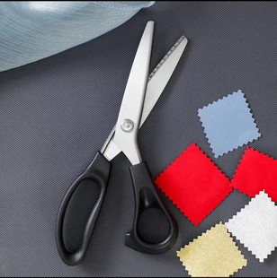 Stainless Steel Shears Tailor's Lock Edge Shears Clothes Shears Special Shears Hand Lace Wave Shears