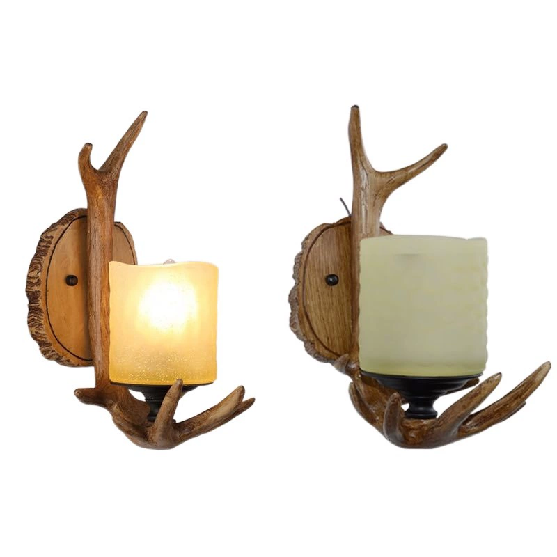 Retro sconce, creative lights, lantern for bed for mirror, front headlights, American style
