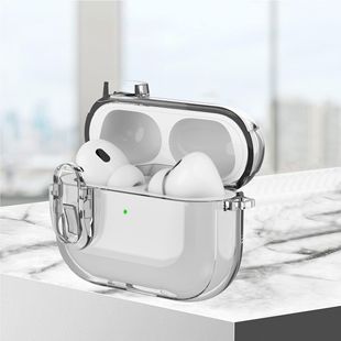 Airpods4 Protective Case Is Suitable for Apple Earphone Case Anti-Fall Protective Case Buckle Airpodspro3 Earphone Case