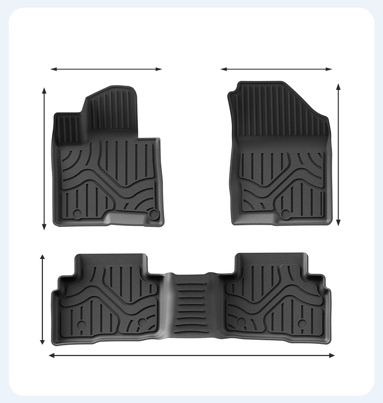 Suitable for 22-26 models of Hyundai Tucson, car floor mats and trunk mat, all made of eco-friendly TPE, waterproof and wear-resistant floor mats