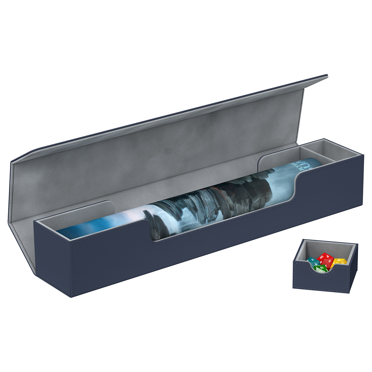 Caja de estera de juego de alta gama caja de tarjeta caja de juego de mesa de PU colección de caligrafía y pintura alfombrilla de ratón Almacenamiento de tarjetas Wanzhi al por mayor