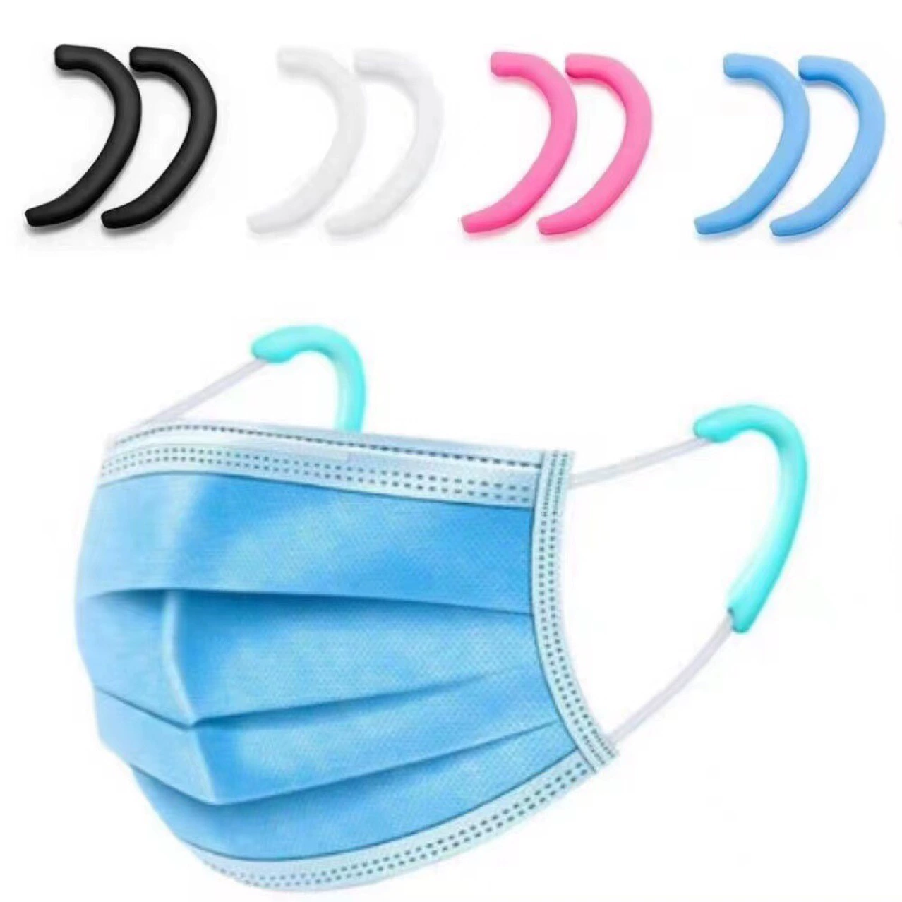 Кружка для рта с защитой ушей Артефакт Мягкий силиконовый Противоскользящий рукав для ушей Вешалка для ушей Переработка защиты ушей Защитная пленка для ушей