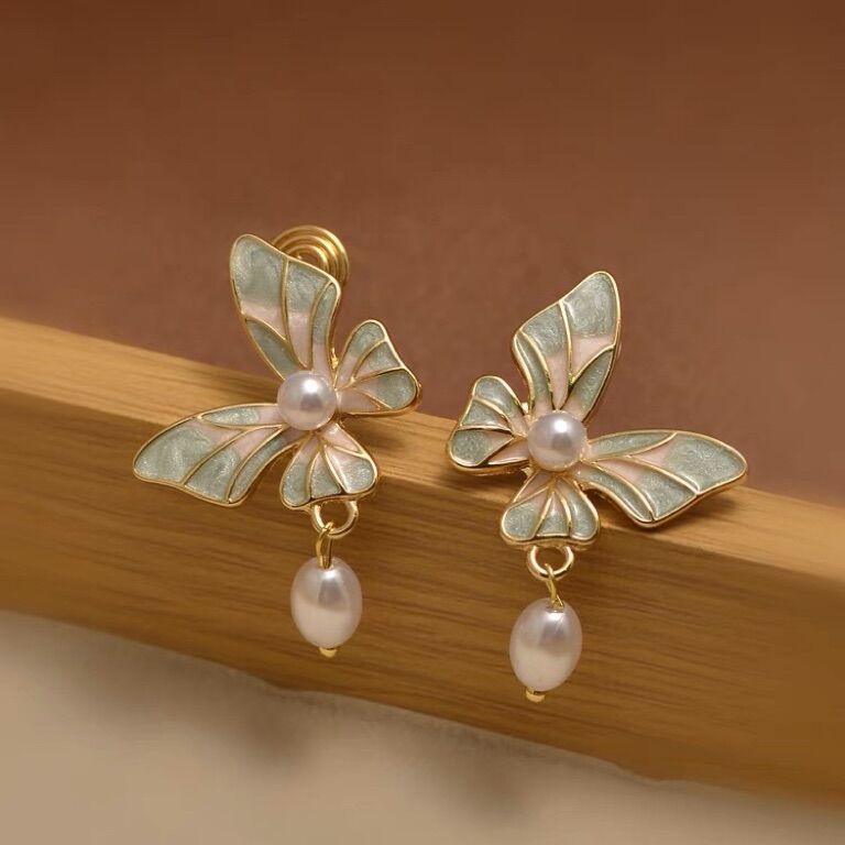 Mori eardrops nicho diseño mosquito bobina clip de oreja pendientes populares para las mujeres