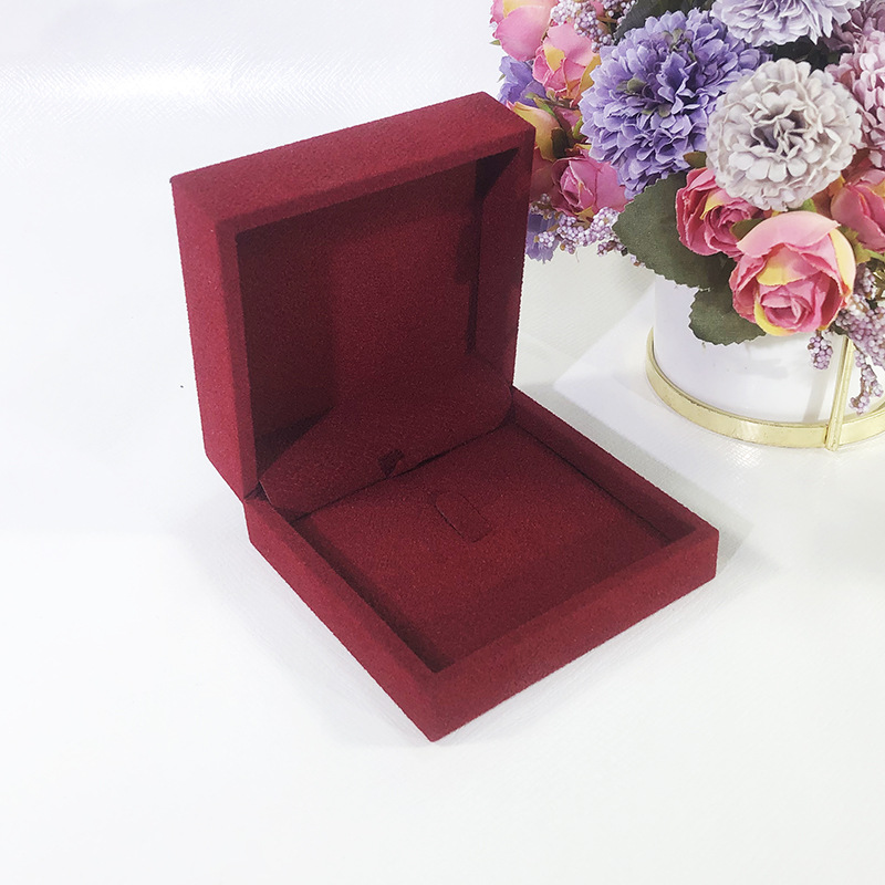 Classical Solid Color Flannel Jewelry Boxes display picture 7