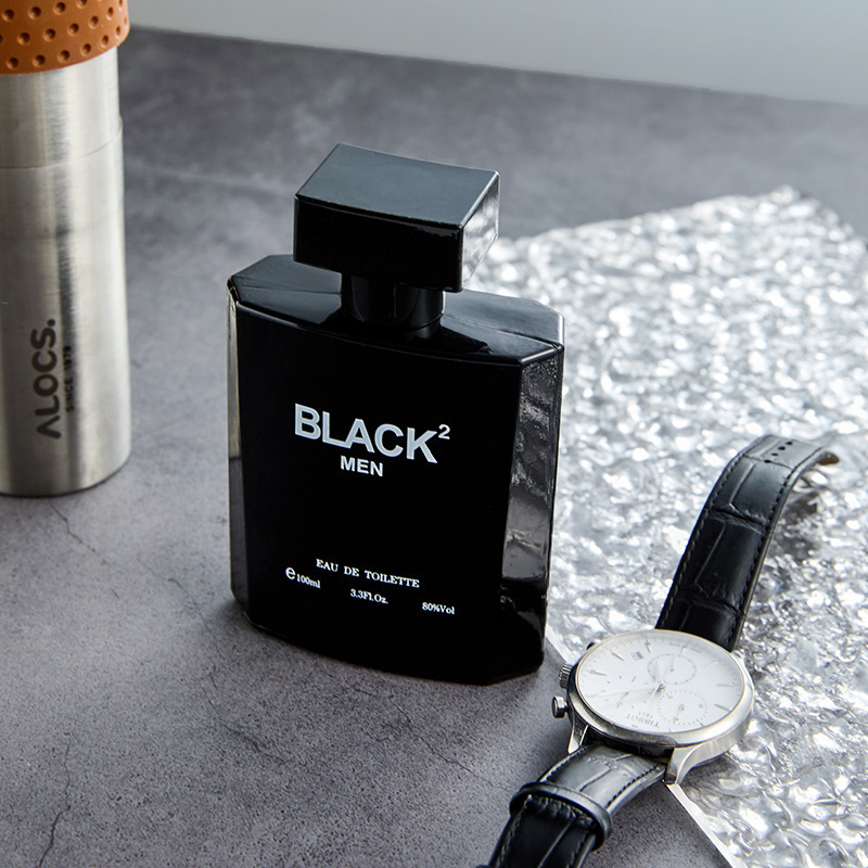 Comercio exterior negro colonia perfumes hombre alto sentido al por mayor madera aromática perfume explosión fábrica transfronteriza