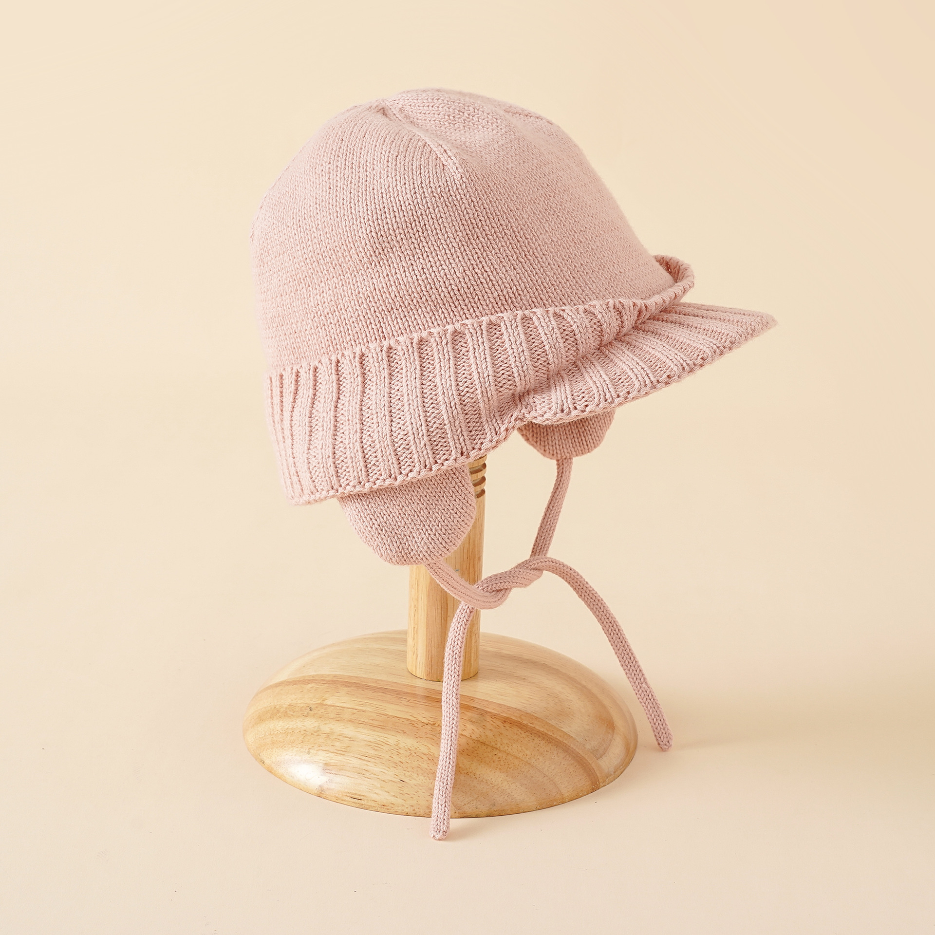 Bebé sombrero Otoño e Invierno infantil Jersey sombrero 3-6-12 meses bebé orejeras cálido Lei Feng sombrero