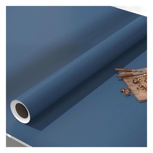Nordic modern minimalist blue frosted wallpaper home dormitory clothing store solid color self-adhesive decoration vinyl wallpaper