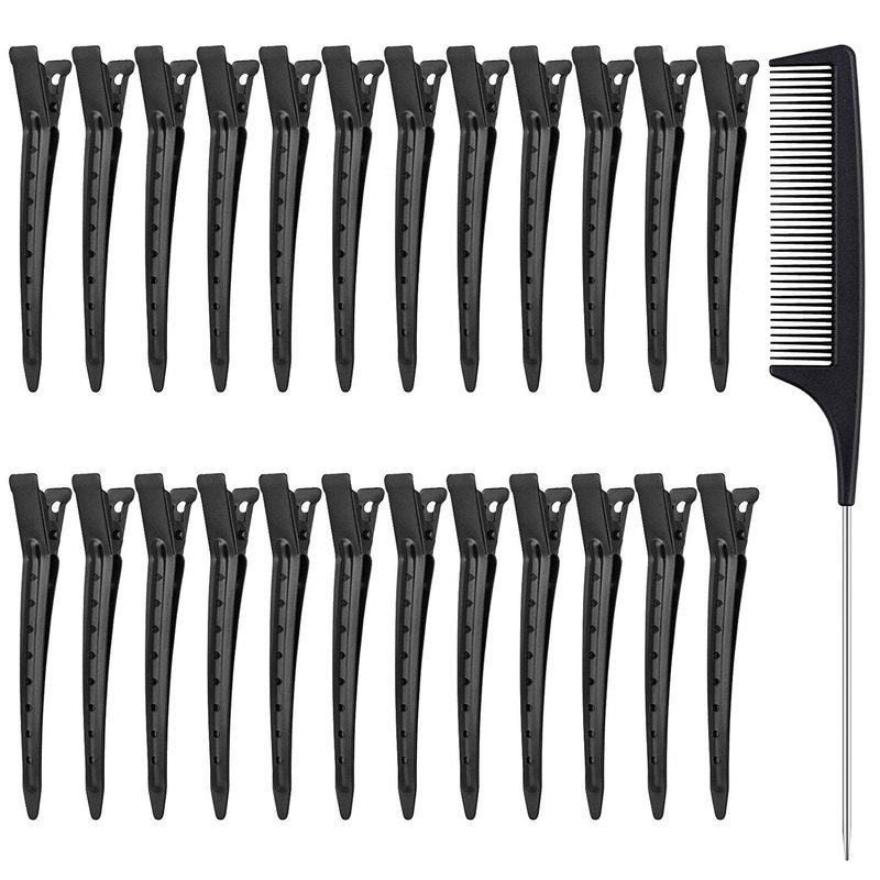 シルバーDuckBillヘアクリップ金属クリップヘアクリップ美髪クリップ美髪用品ワニカール160g|undefined