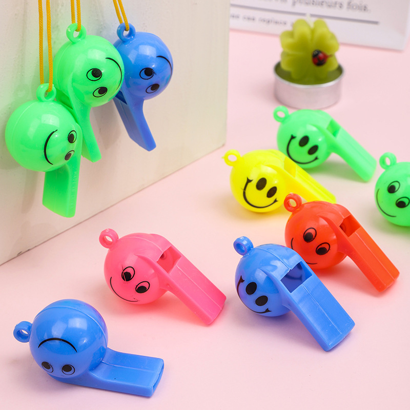 Venue activity supplies whistle colorful children's whistle cheering football whistle referee plastic whistle wholesale