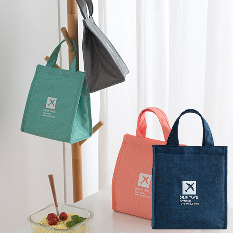 Handheld lunch box bag for students for elderly
