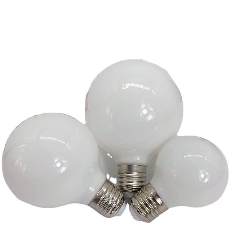 Bombilla LED Dragon Ball G80 Luz de tres colores que cambia la decoración del hogar E27 tornillo boca luz cálida luz natural bombilla redonda