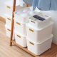 Desktop Storage Box simple storage basket storage basket Plastic Cosmetics household finishing white kitchen storage box