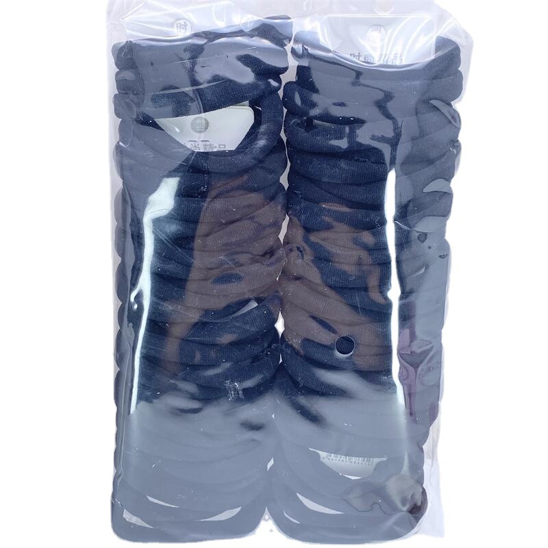 Estilo coreano accesorios para el cabello rentable etiqueta simple cuerda de pelo 5 tarjetas gran cuerda de pelo sin costura 2 yuanes tienda tocado