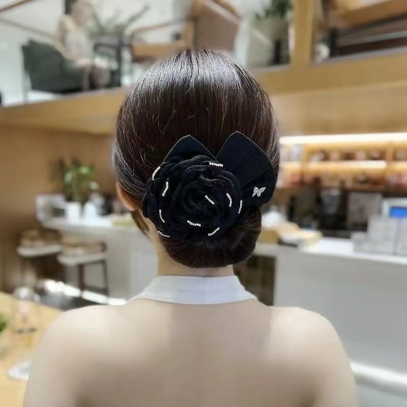 Ribbon de cabello - Peony Black