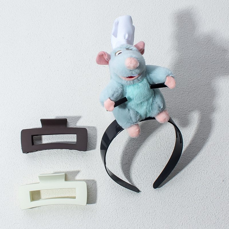 震え音小紅書同モデル料理鼠王カチューシャぬいぐるみ周辺手作りカチューシャ|undefined