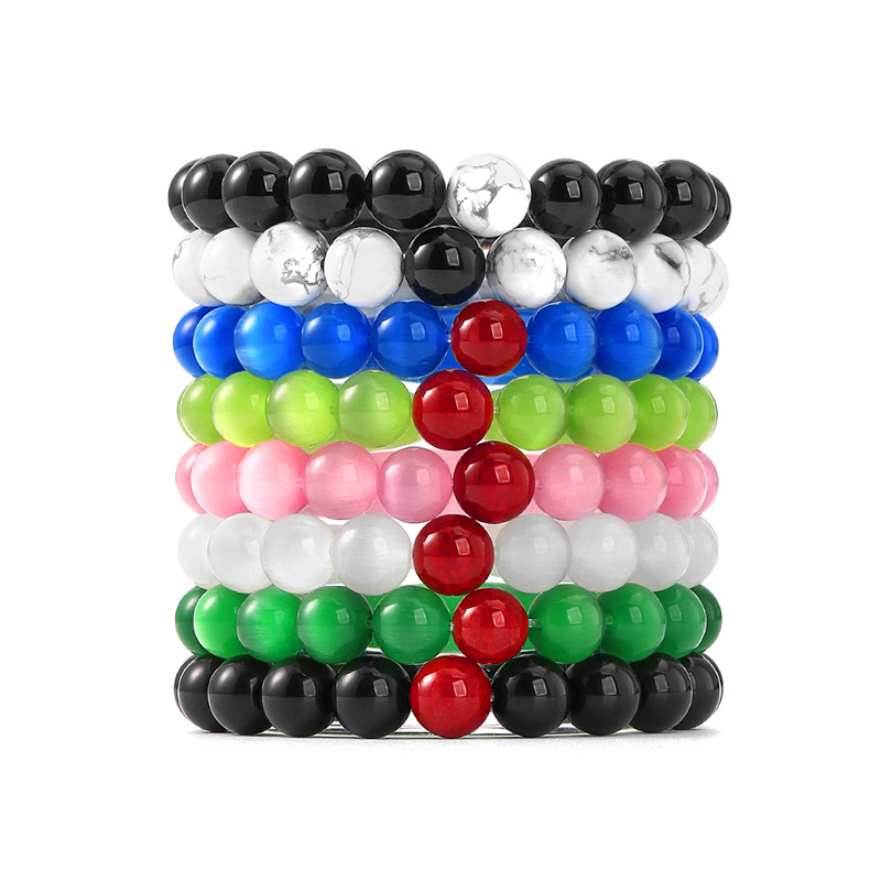 organic fashionable elegant beaded bracelet