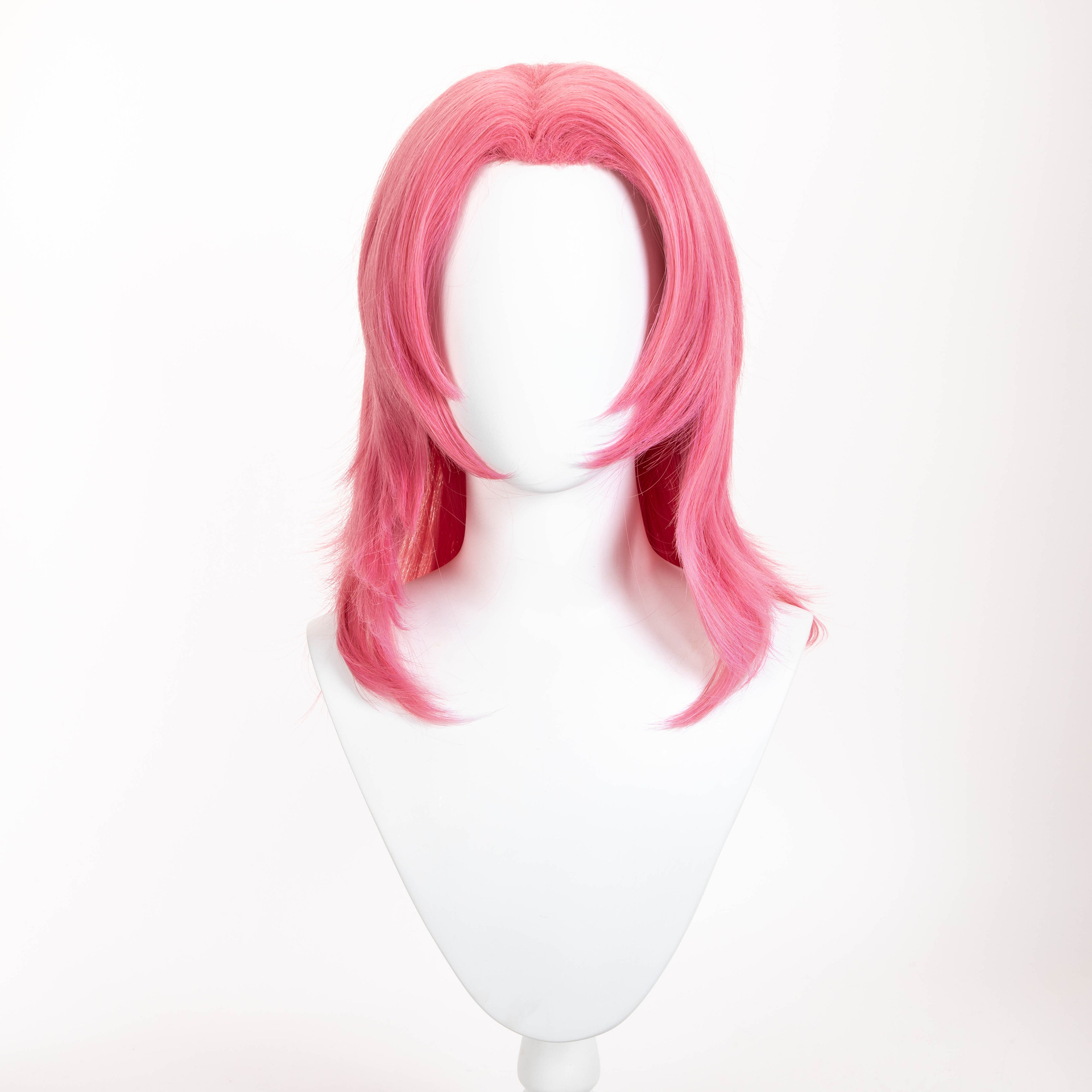Peluca para Cosplay de Anime, Fibra Sintética de Alta Temperatura