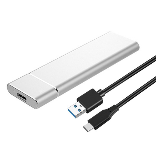 Manufacturer wholesale type-C supports NGFF/NVME protocol solid state drive box aluminum alloy M.2 hard drive USB3.1