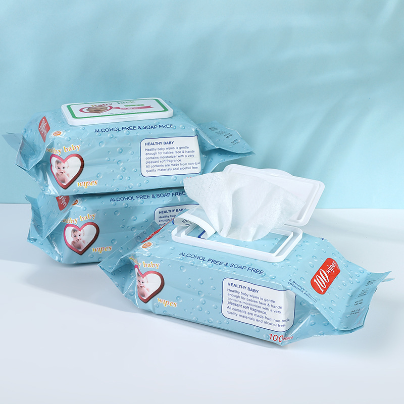 Thickened Wet Wipes for Babies, Mouth, Hands, Bottom - Universal Wet Wipes with Lid, Pearl Texture Wet Wipes Factory