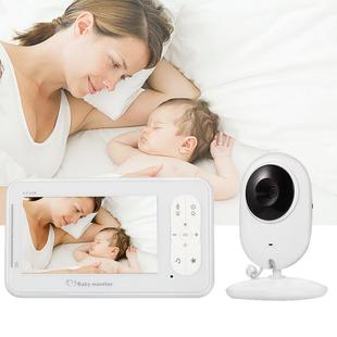 Wireless Baby Monitor 3.5inch Digital Children Night Vision Monitor Lullabies Intercom Room Temperature Detection
