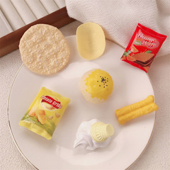 クリエイティブで面白いグルメヘアピン、かわいい模擬サンドイッチ朝食ヘアアクセサリー、楽しい学生ヘアピン、女の子の前髪クリップ