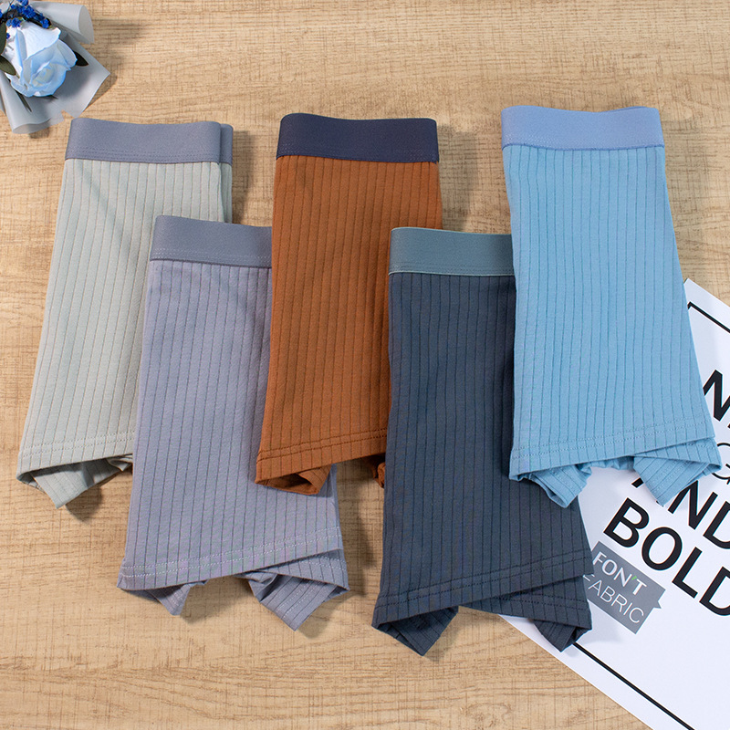 Ropa interior de los hombres puro algodón antibacteriano Boxer shorts hombres deportes transpirable suelta vitalidad Boxer shorts cabeza de los hombres