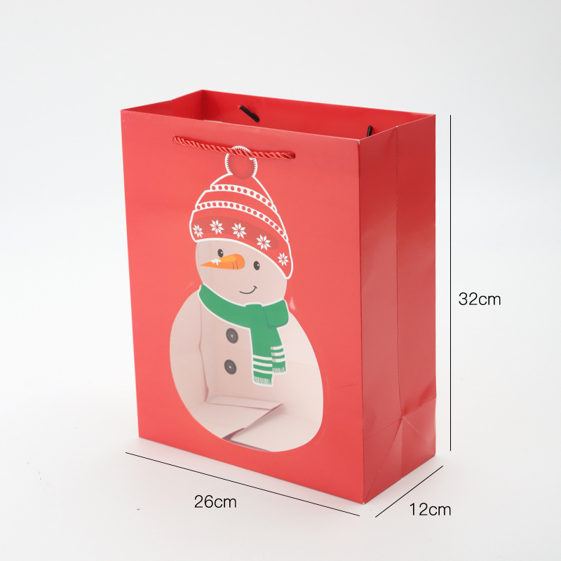 Ventana de Navidad flores bolso transparente ins Internet celebridad floral bolsa ramo bolsa de embalaje ventana bolsa de mano