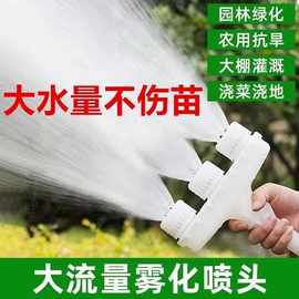 农用浇菜浇花大流量喷头浇水浇菜花洒喷头大棚水管农田浇地神器